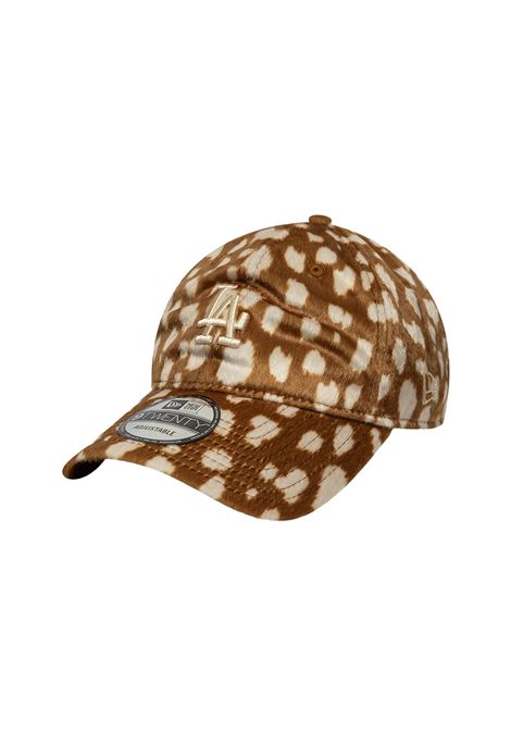 New Era 9TWENTY Los Angeles Dodgers Animal Print Cap Dark Beige Women NEW ERA | Caps | 60844105-